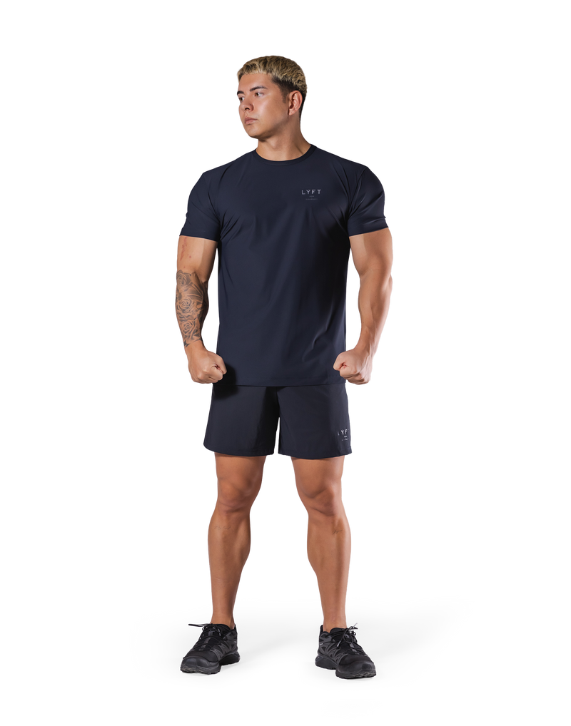 Stretch Nylon Standard T-Shirt - Navy