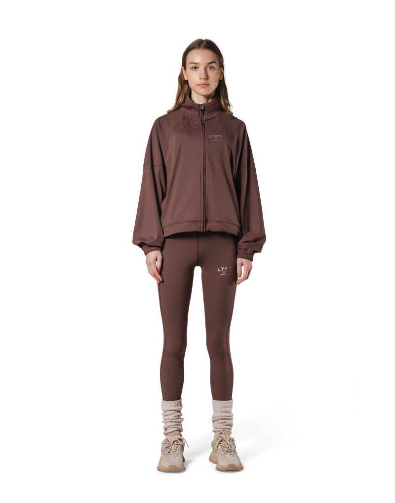 Stretch Wide Track Jacket 2 - Brown