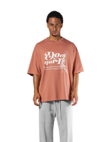 "Do it" Graphic Big T-Shirt  - Salmon