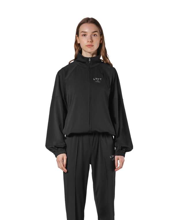 Stretch Wide Track Jacket 2 - Black