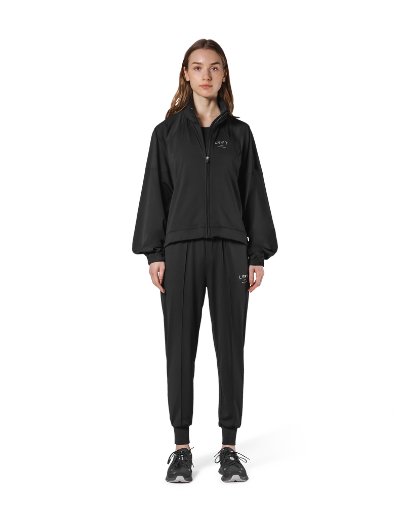 Stretch Pleats Jersey Pants 2 - Black – LÝFT Stretch Pleats Jersey Pants 2 - Black – LÝFT