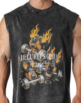 Triple Dog Graphic Vintage Tanktop - Black