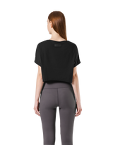 Loose Fit Stretch T-Shirt - Black