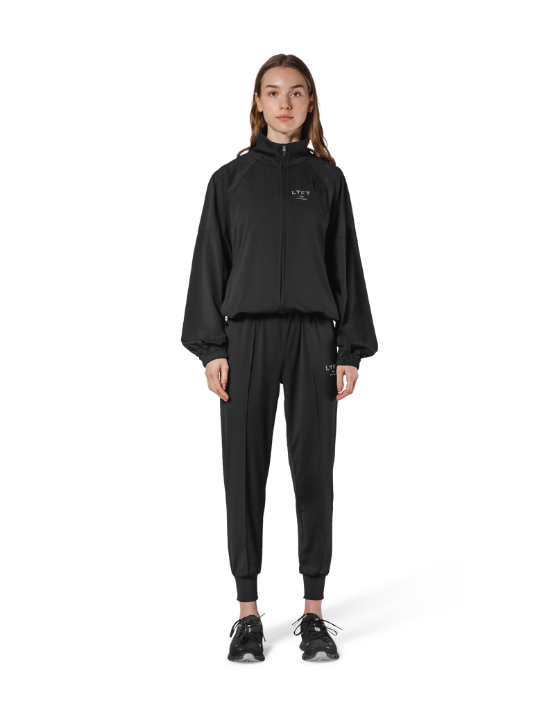 Stretch Wide Track Jacket 2 - Black