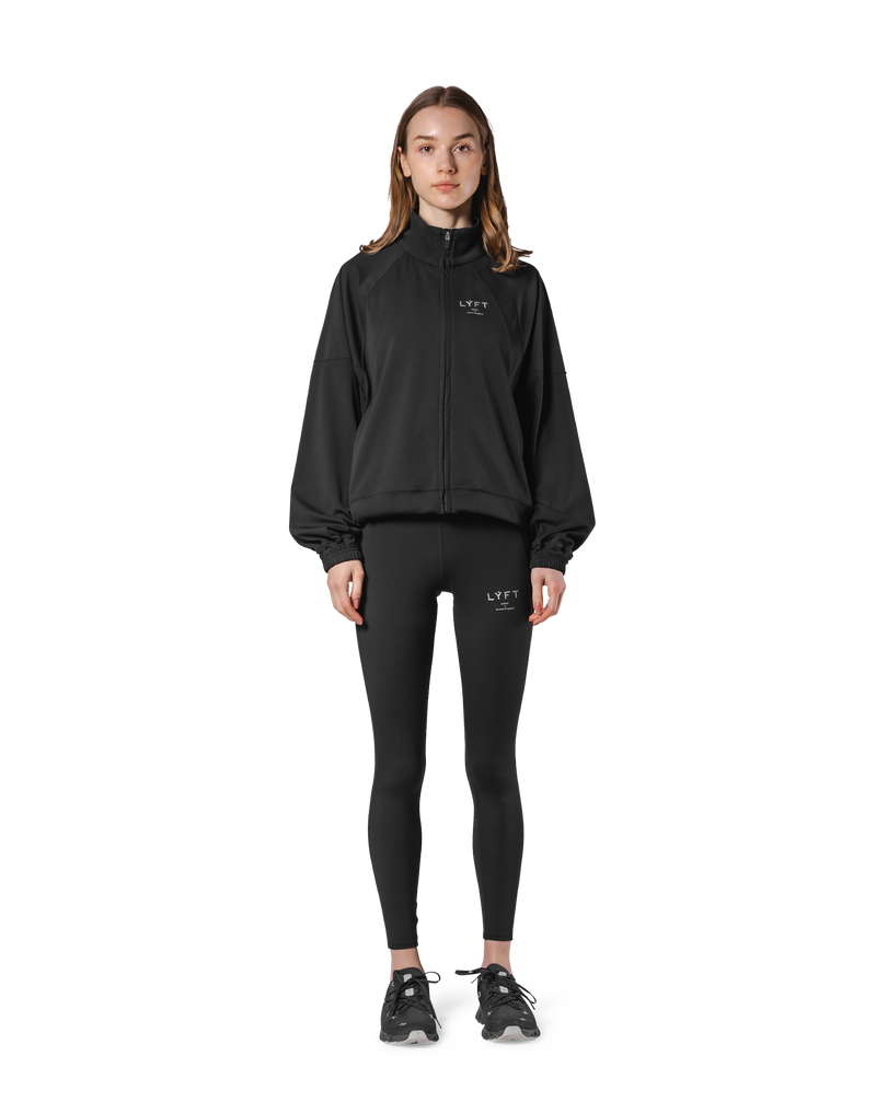 Stretch Wide Track Jacket 2 - Black