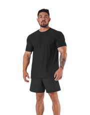 Stretch Nylon Standard T-Shirt - Black