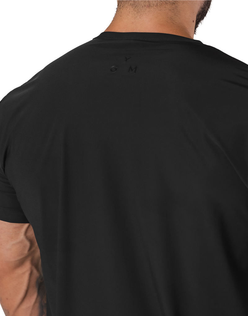 Stretch Nylon Standard T-Shirt - Black