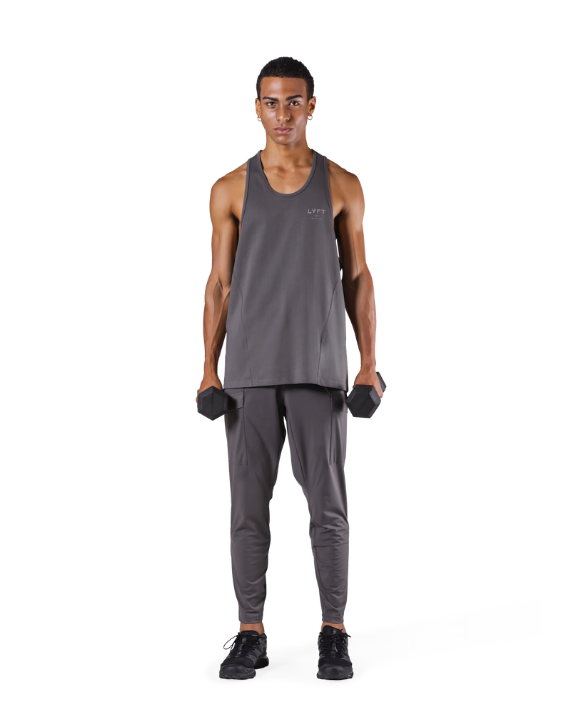 One Point Logo Training Tanktop - D.Grey