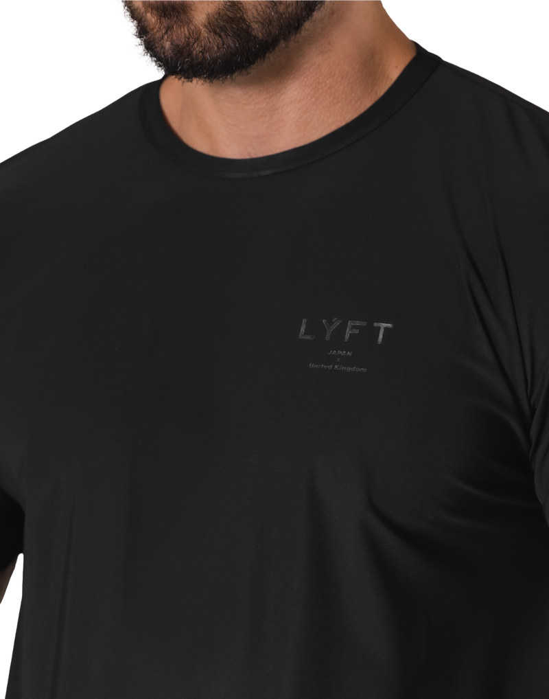 Stretch Nylon Standard T-Shirt - Black