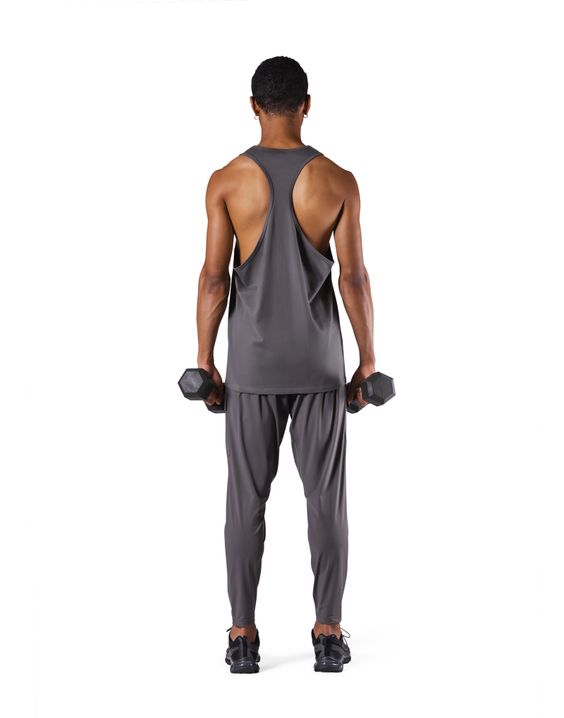 One Point Logo Training Tanktop - D.Grey