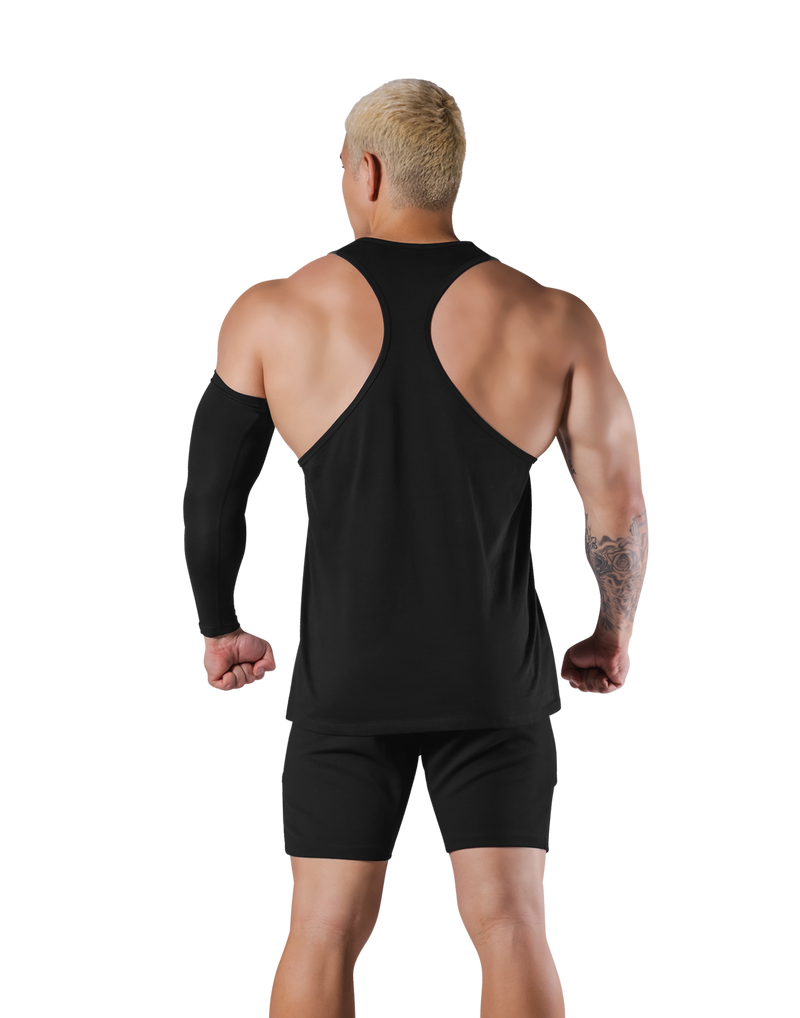 One Point Logo Training Tanktop - Black