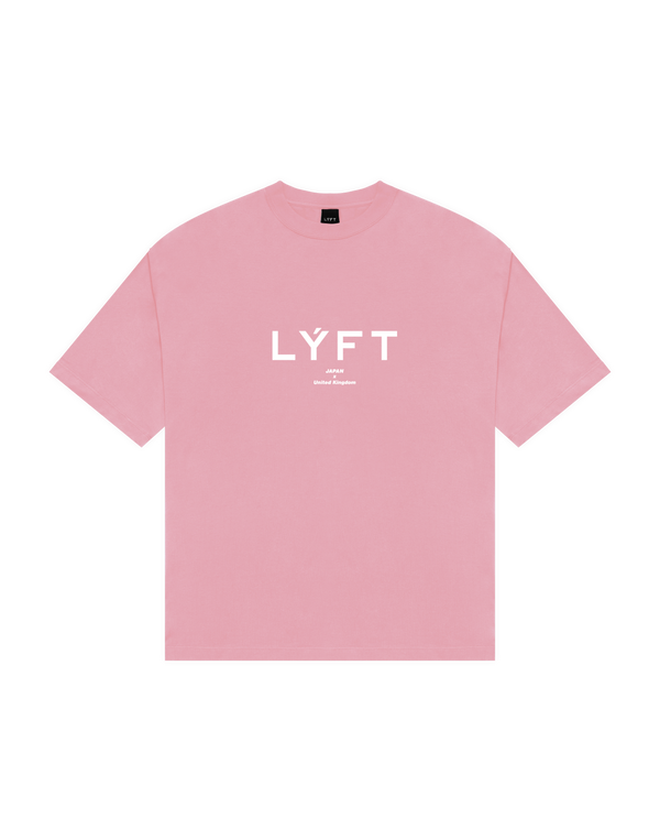 LÝFT Logo Big T-Shirt V.2 - Pink LÝFT Logo Big T-Shirt V.2 - Pink