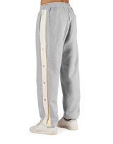 Warm Up Button Sweat Pants - Grey