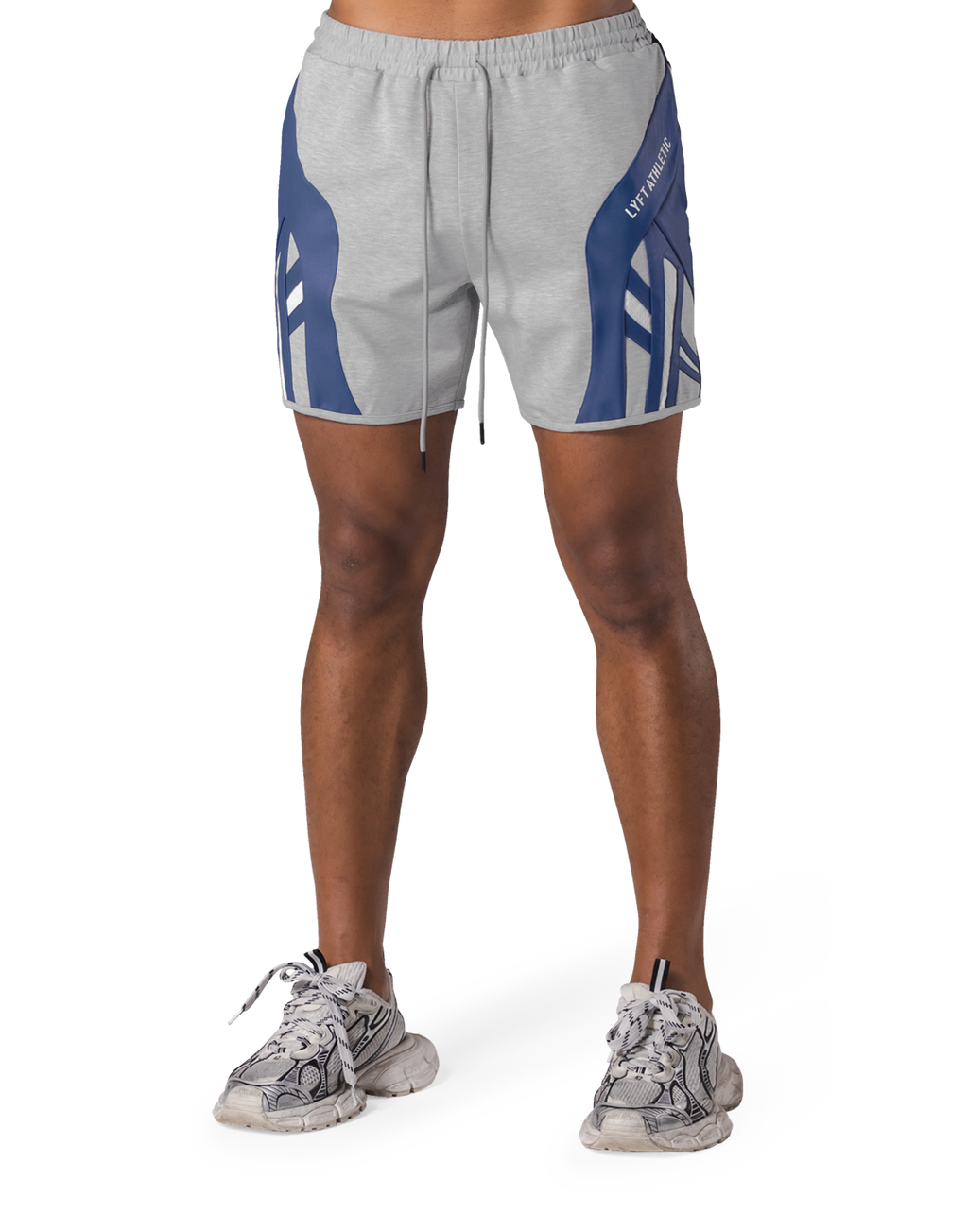 Multi Pattern Side Mesh Shorts - Blue – LÝFT Multi Pattern Side Mesh Shorts - Blue – LÝFT