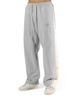 Warm Up Button Sweat Pants - Grey