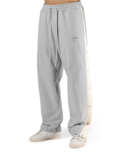 Warm Up Button Sweat Pants - Grey