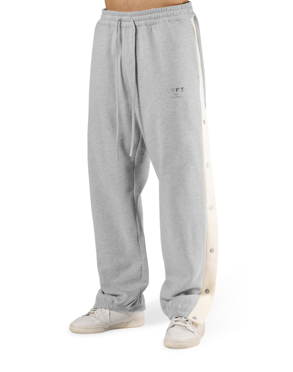 Warm Up Button Sweat Pants - Grey