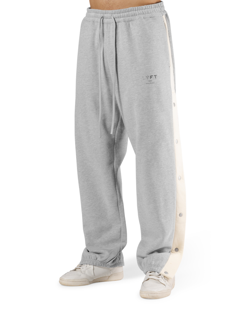 Warm Up Button Sweat Pants - Grey