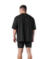 Stretch Logo Big T-Shirt - Black