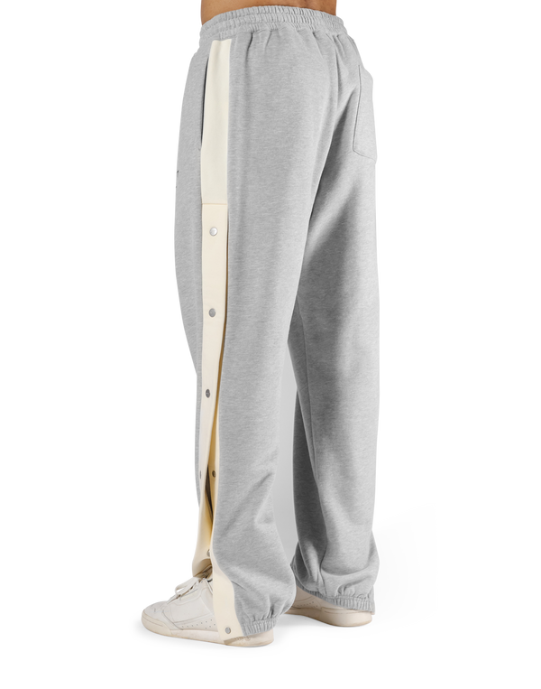 Warm Up Button Sweat Pants - Grey