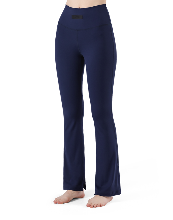 High Rise Flare Leggings - Navy