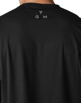 Stretch Logo Big T-Shirt - Black