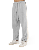 Warm Up Button Sweat Pants - Grey