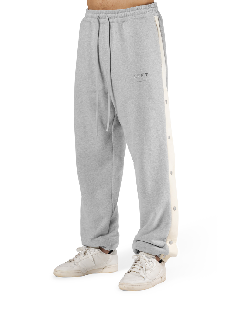 Warm Up Button Sweat Pants - Grey