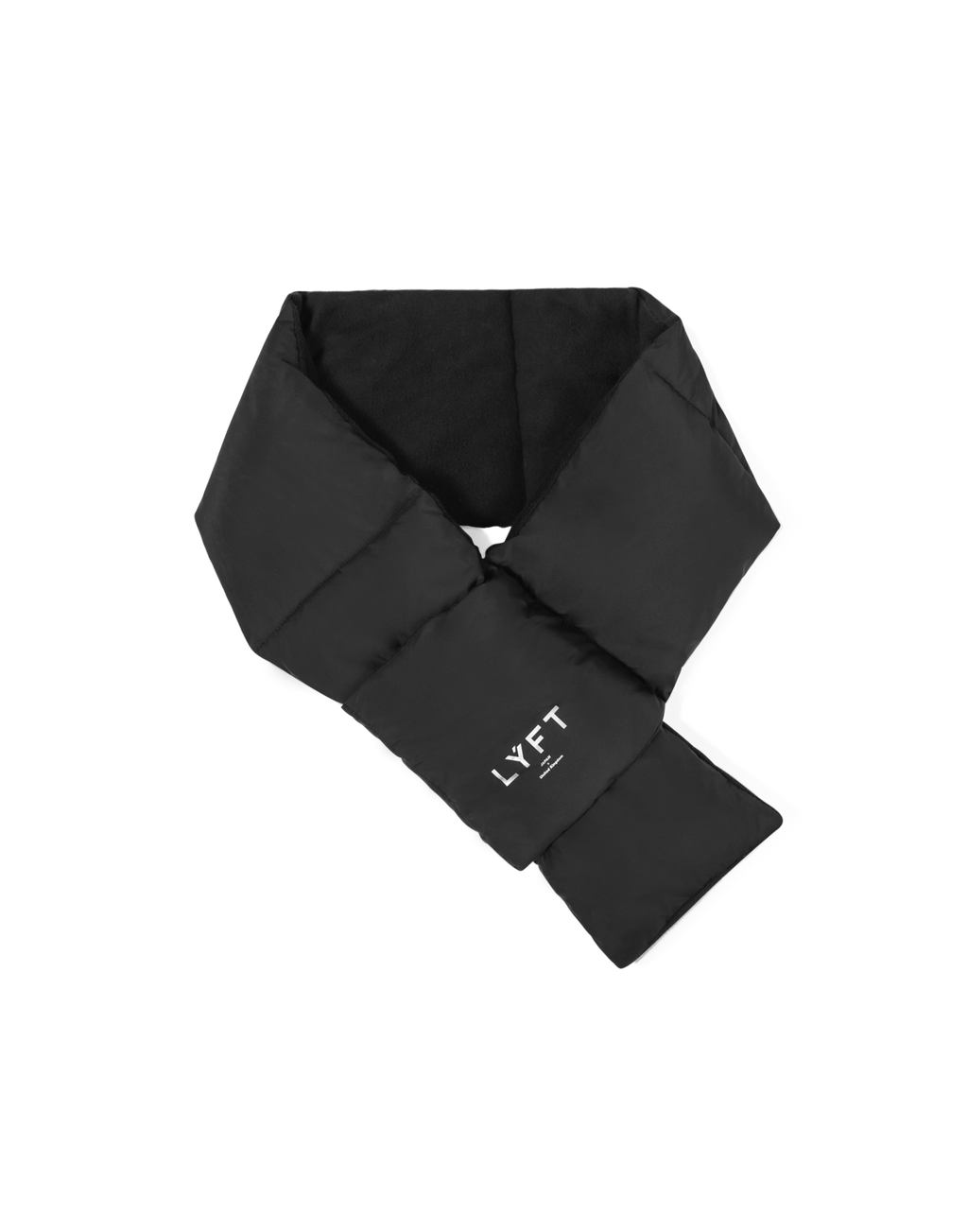 Basic Puffer Scarf - Black – LÝFT