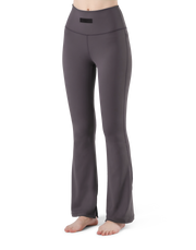 High Rise Flare Leggings - D.Grey