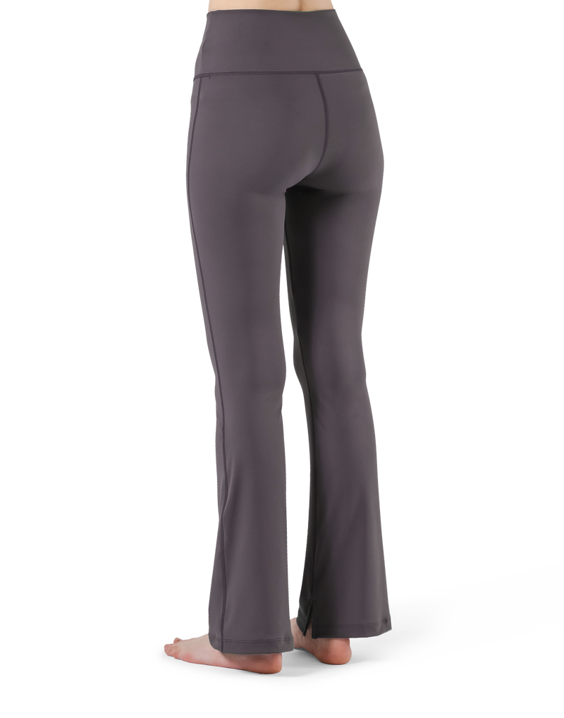 High Rise Flare Leggings - D.Grey