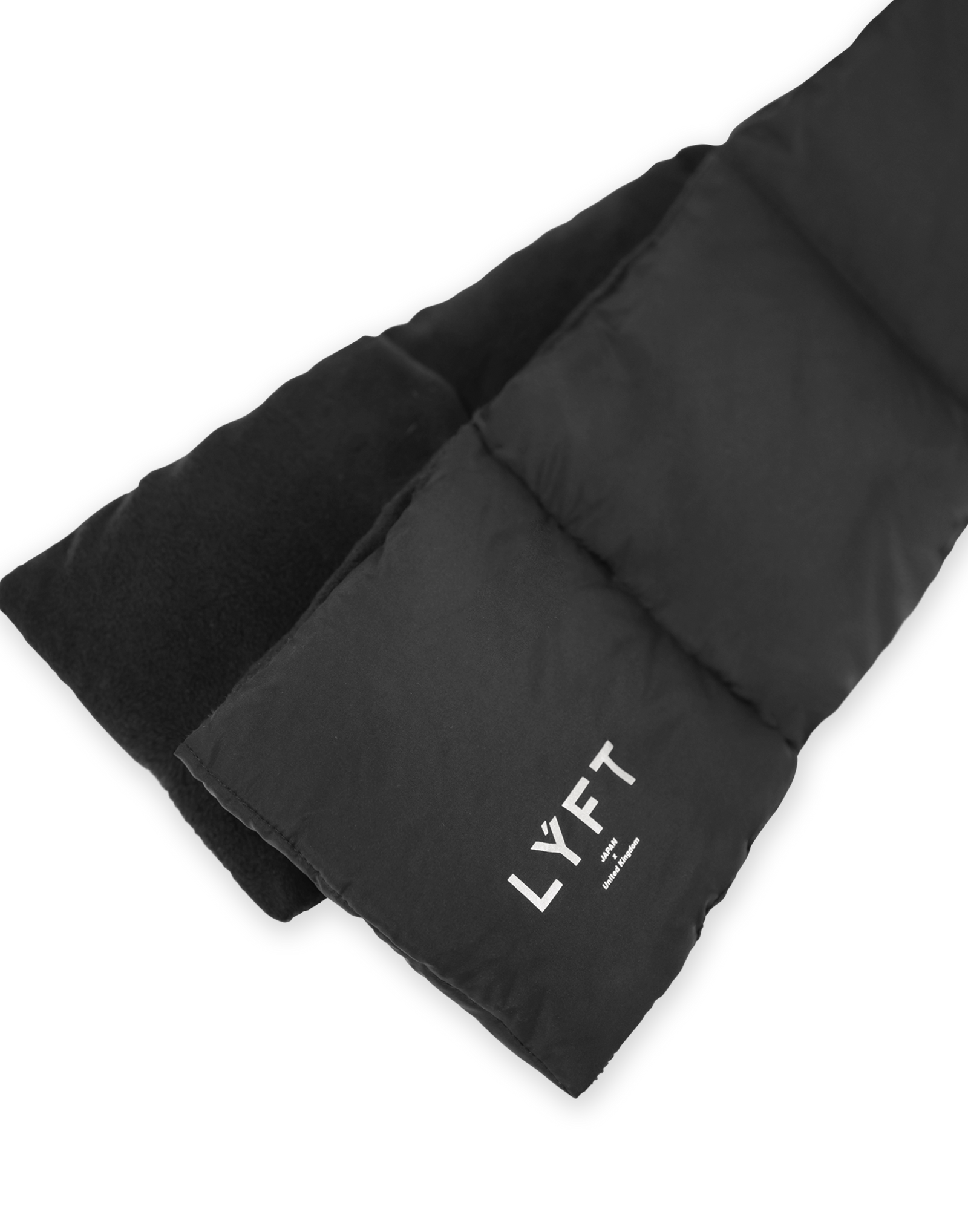 Basic Puffer Scarf - Black – LÝFT Basic Puffer Scarf - Black – LÝFT