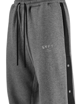 Warm Up Button Sweat Pants - D.Grey