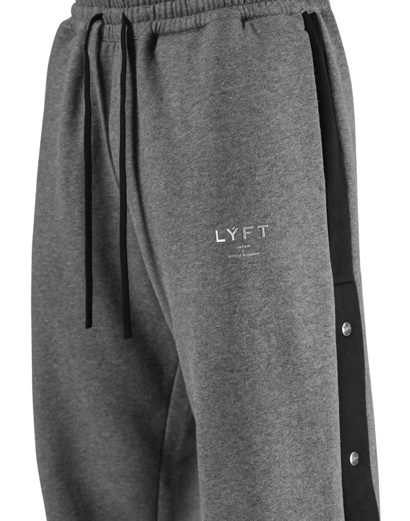 Warm Up Button Sweat Pants - D.Grey