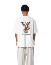 Statue Graphic Vintage Big T-Shirt - White