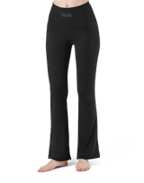 High Rise Flare Leggings - Black