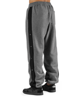 Warm Up Button Sweat Pants - D.Grey