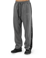 Warm Up Button Sweat Pants - D.Grey