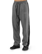 Warm Up Button Sweat Pants - D.Grey