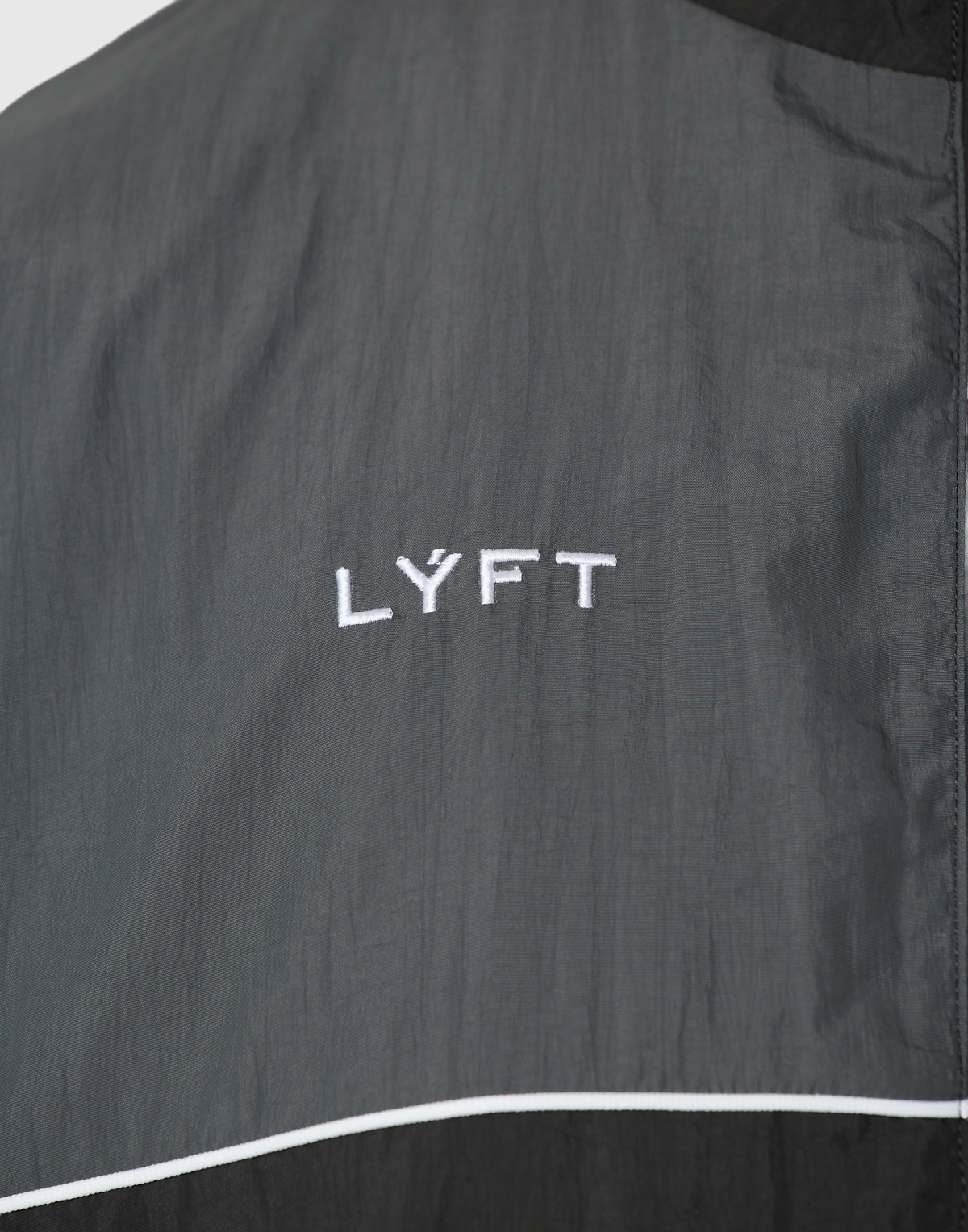 BORN TO LÝFT Racing Nylon Jacket - Grey