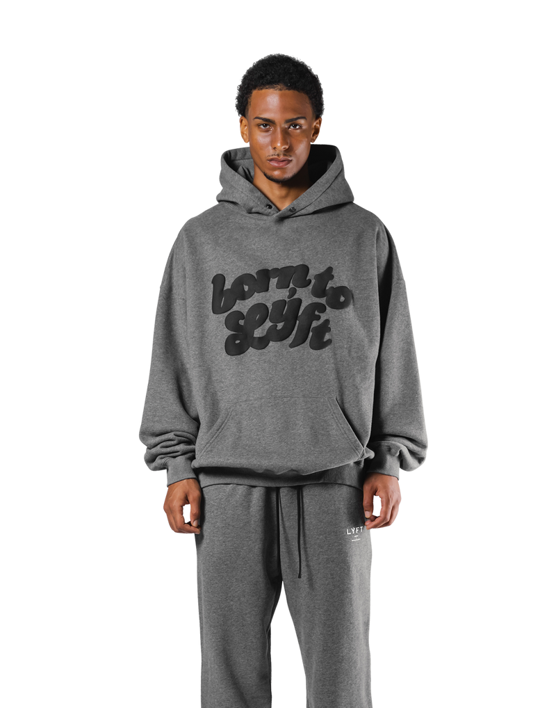 Old Born To LÝFT Hoodie - D.Grey Old Born To LÝFT Hoodie - D.Grey