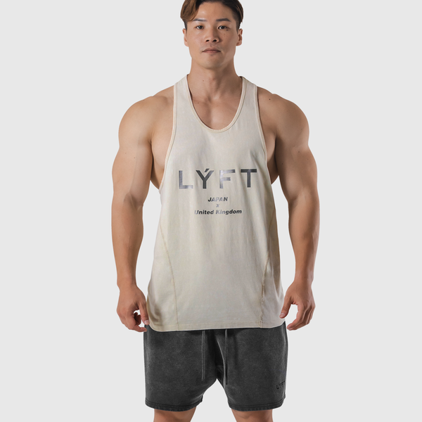 LÝFT Vintage Training Tanktop - White