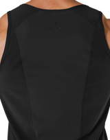 Back Mesh Stretch Standard Tanktop - Black