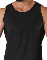 Back Mesh Stretch Standard Tanktop - Black