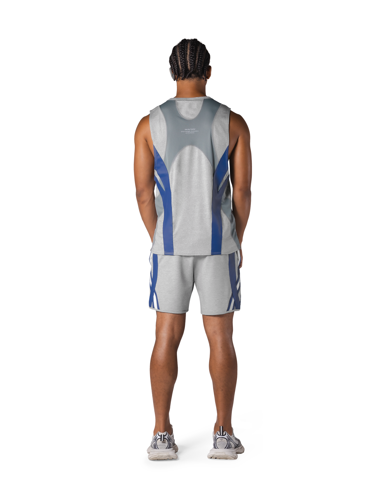 厚手USA製ロサンゼルスカリフォルニアリバーシブルタンクトップ紺灰GYM筋トレ 厚手USA製ロサンゼルスカリフォルニアリバーシブルタンクトップ