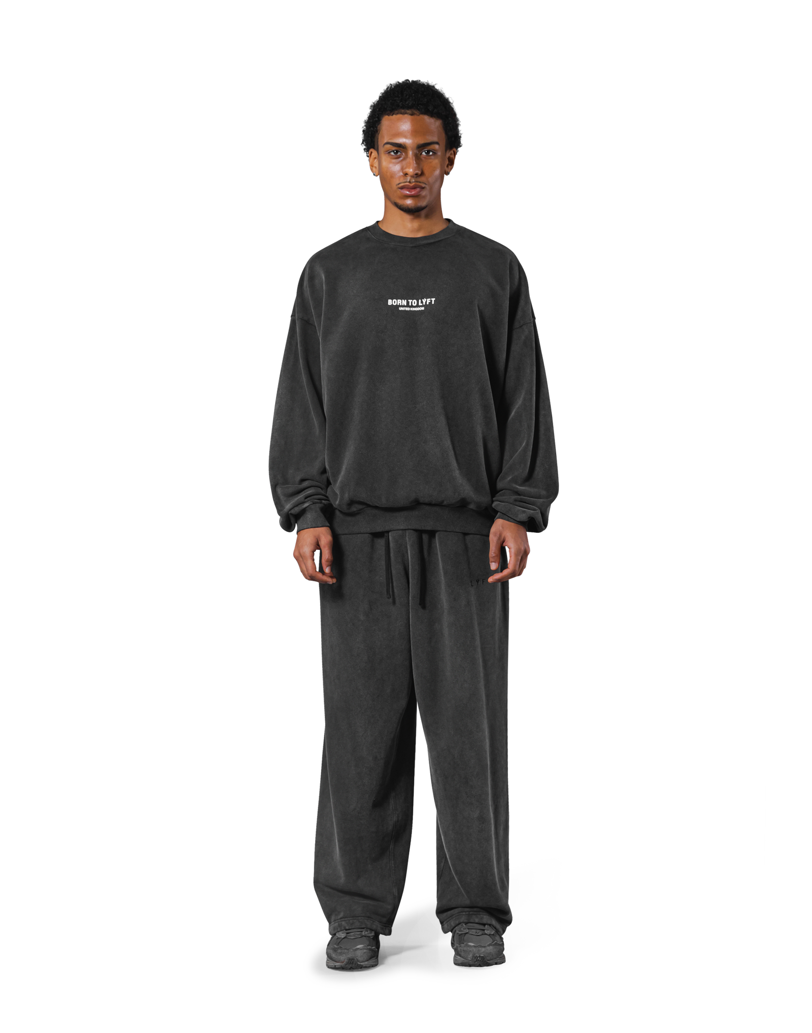 Statue Graphic Vintage Crewneck Sweat - Black – LÝFT