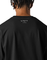 Old Ý Raglan Long Sleeve T-Shirt - Black
