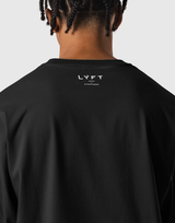 Old Ý Raglan Long Sleeve T-Shirt - Black