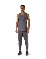 Back Mesh Stretch Standard Tanktop - D.Grey