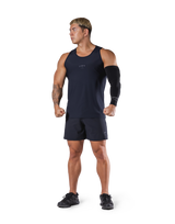 Back Mesh Stretch Standard Tanktop - Navy